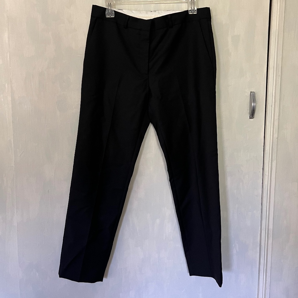 Acne studios Saville CR MOH black wool crop pants